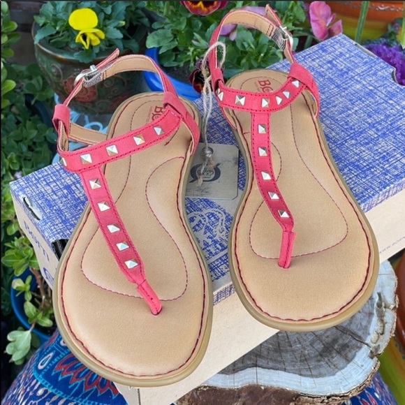 New BORN Chili Pepper Red Leather Sandals - Picture 11 of 16